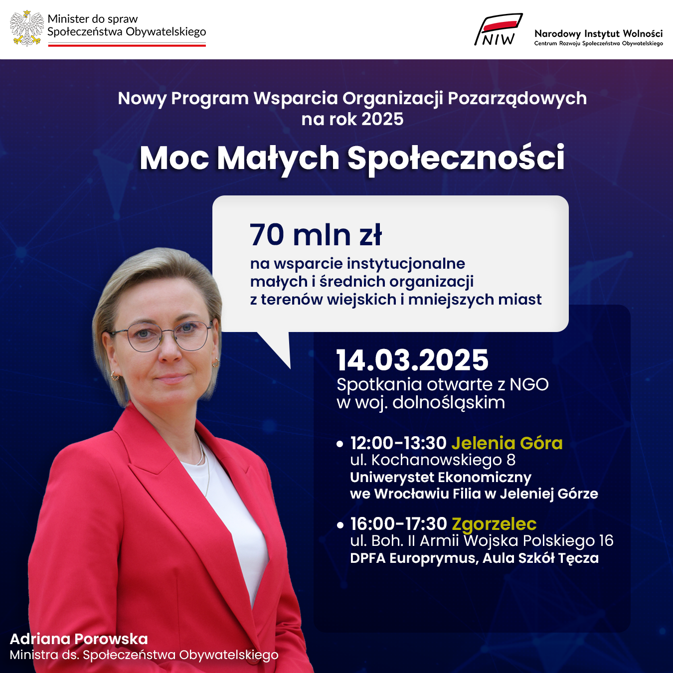 konsultacje „Rządowego Programu wsparcia organizacji pozarządowych MOC MAŁYCH SPOŁECZNOŚCI” konsultacje „Rządowego Programu wsparcia organizacji pozarządowych MOC MAŁYCH SPOŁECZNOŚCI”